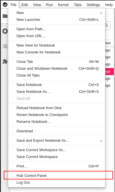 File menue file menue